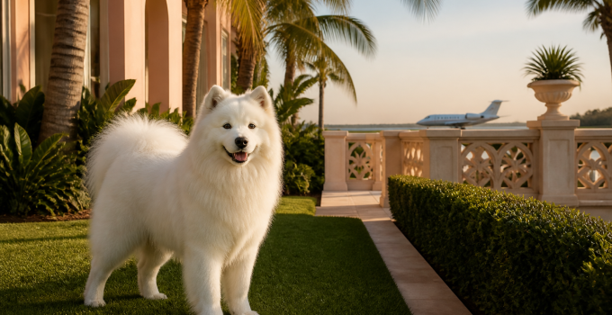 สุนัข Samoyed ในภาพ Travis Kelce จุดกระแสคำถาม Taylor Swift จะทำให้สายพันธุ์ฮิตเหมือน French Bulldog หรือไม่