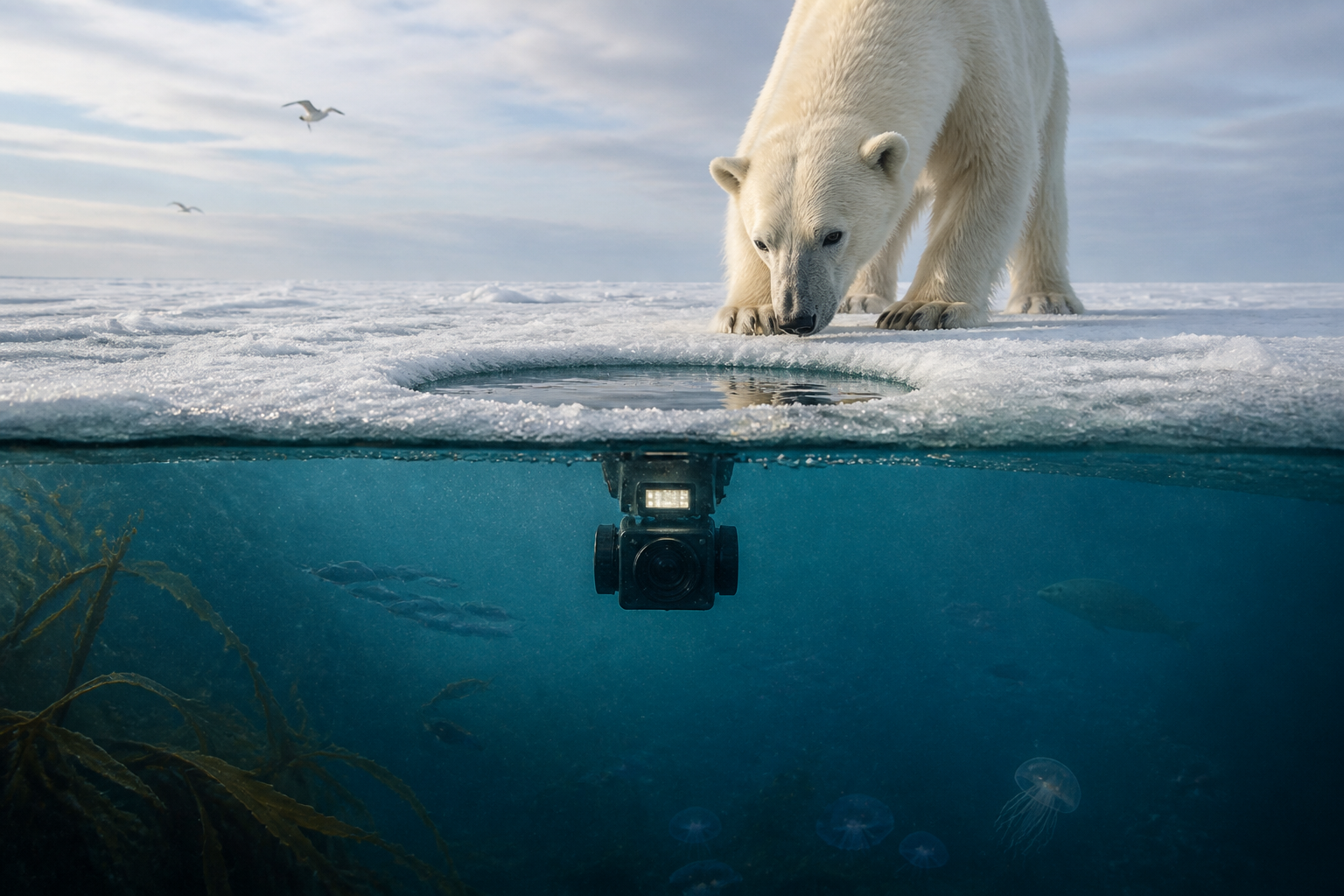 เปิดภาพเด่น Wildlife Photographer of the Year 2026 ตั้งแต่หมีขั้วโลกส่องกล้องใต้รูหายใจแมวน้ำถึงฝูงนกนับหมื่น